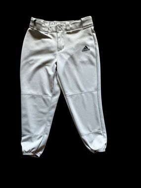 Adidas Off White Baseball/Workout Pants